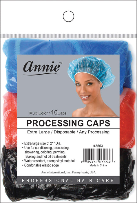 Processing Caps Size X-Large / Assort 10Pc #3553