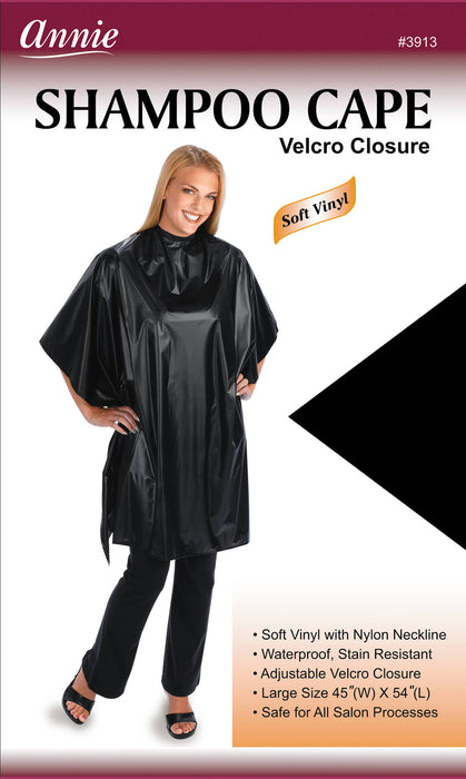 Shampoo Cape 45" x 54" / Black #3913