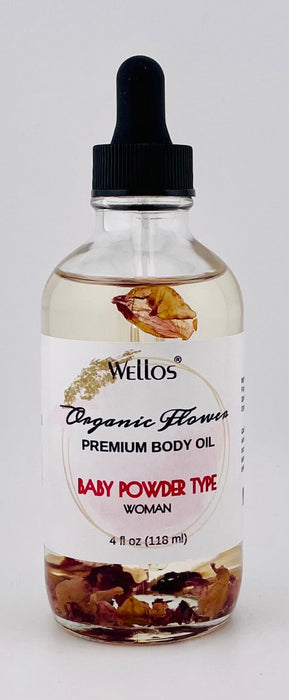 Wellos Organic Flower Body Oil 4oz