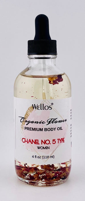 Wellos Organic Flower Body Oil 4oz