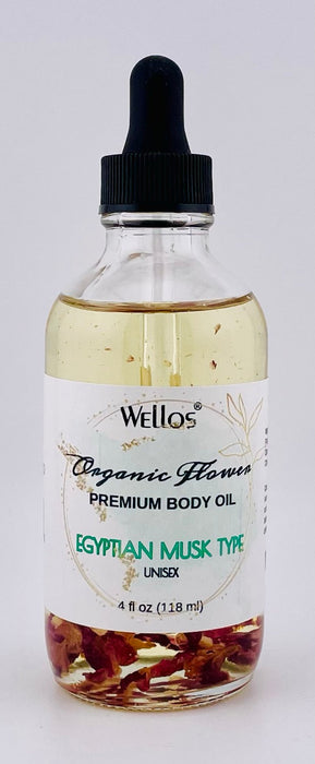 Wellos Organic Flower Body Oil 4oz