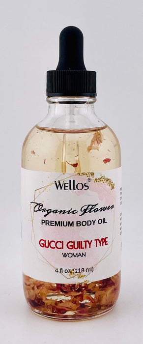 Wellos Organic Flower Body Oil 4oz