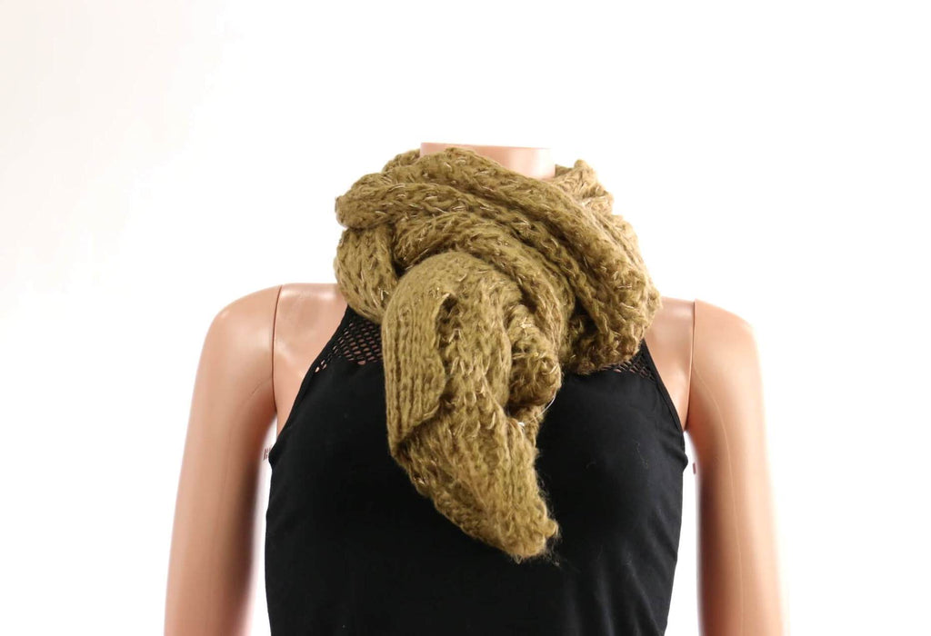 Knitted Sequin Scarf #AACG0406 (PC)