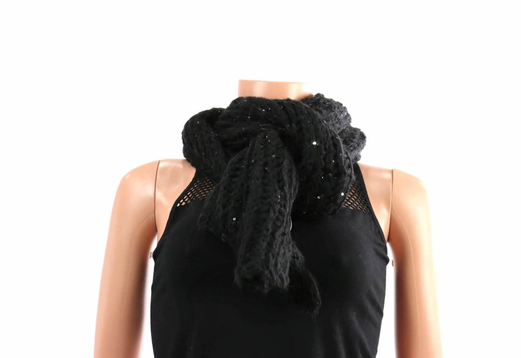 Knitted Sequin Scarf #AACG0406 (PC)