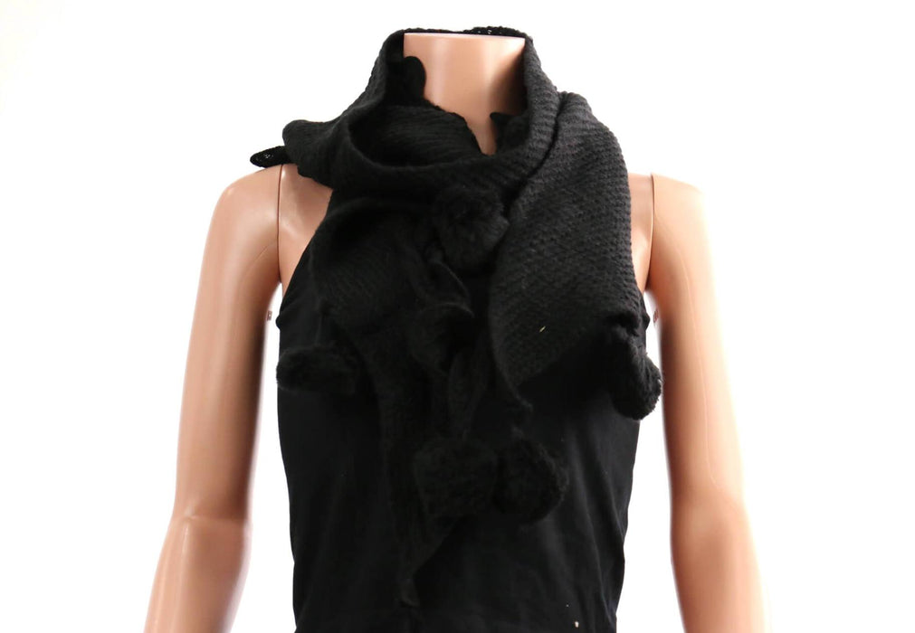 Knitted Pom Pom Scarf #AKTP4020 (PC)