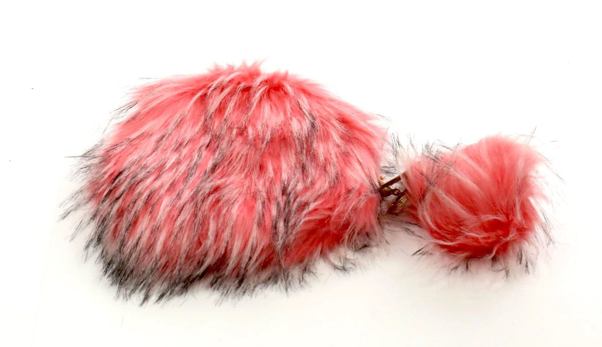 Furry Clutch Bag with Pom Pom #FSB19630 (PC)