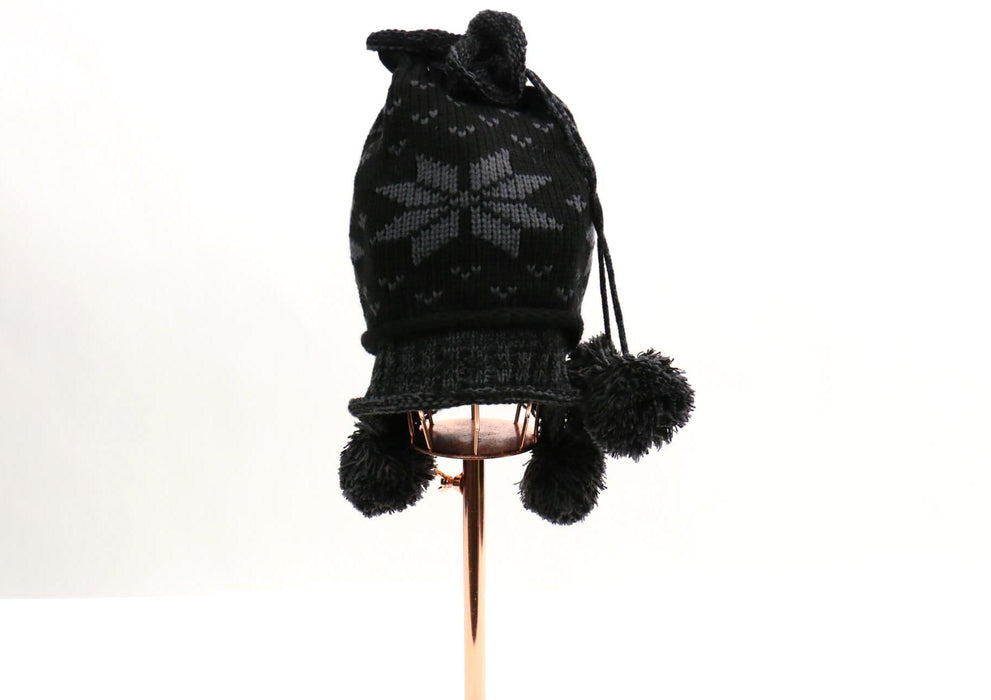 Pom Pom Snowflake Beanie #KKH210 (PC)