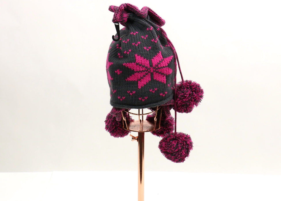 Pom Pom Snowflake Beanie #KKH210 (PC)