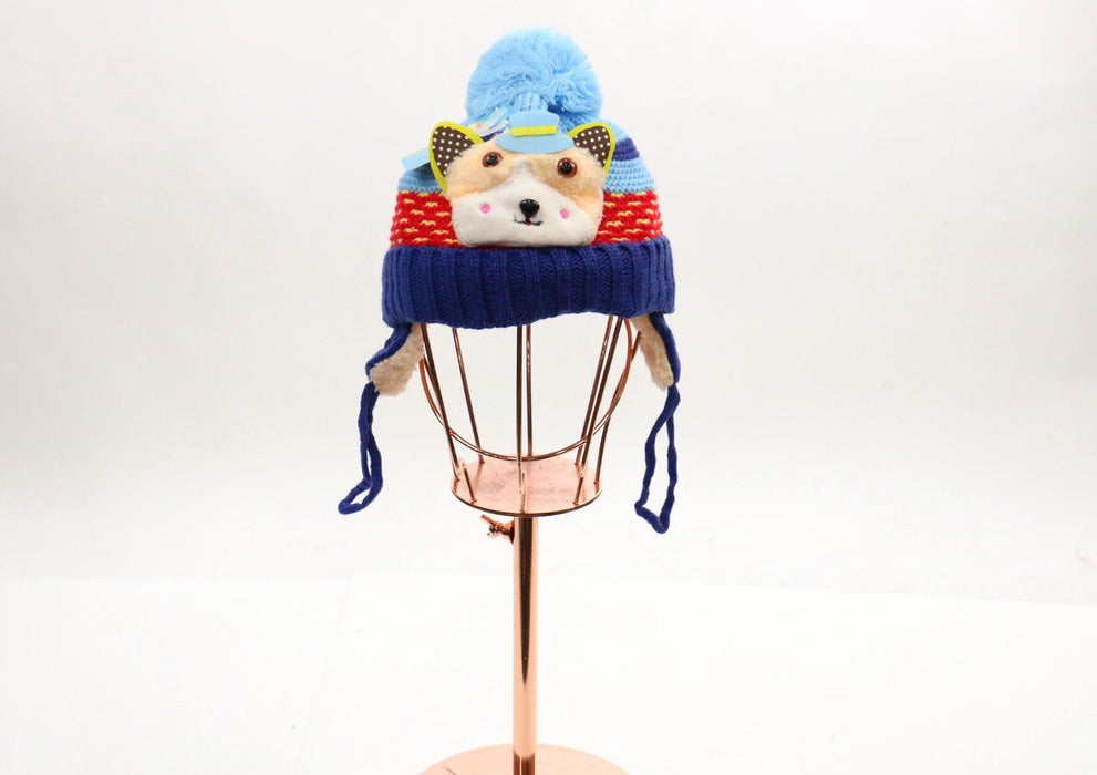 Kids Three-tone Corgi Beanie #MBE3033 (PC)