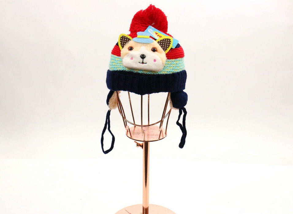 Kids Three-tone Corgi Beanie #MBE3033 (PC)