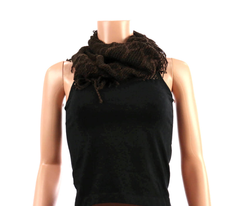 Knitted Two-tone Scarf #SCF162I (PC)