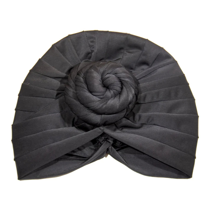 Evolve Top Knot Turban Black #328