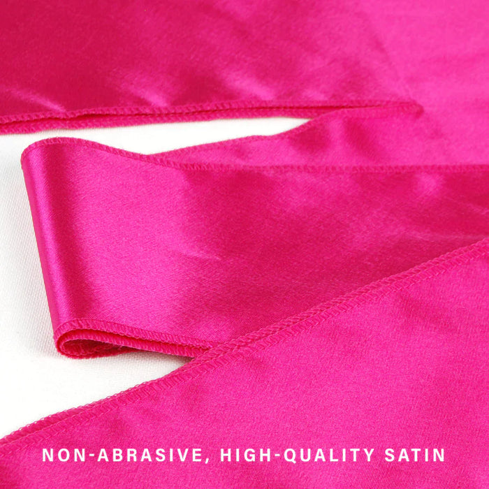 Evolve Satin Wrap Scarf Fuchsia #4406