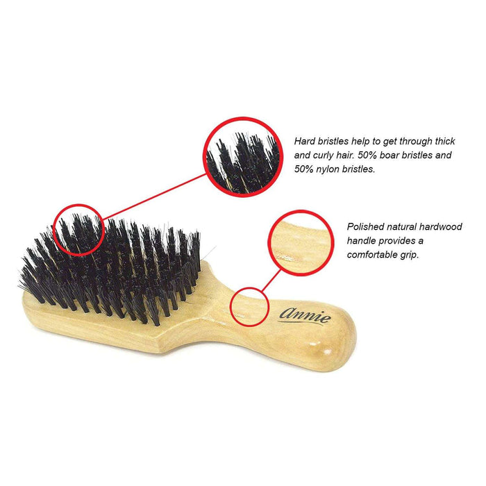 Hard Club Boar & Nylon Bristle Brush #2061