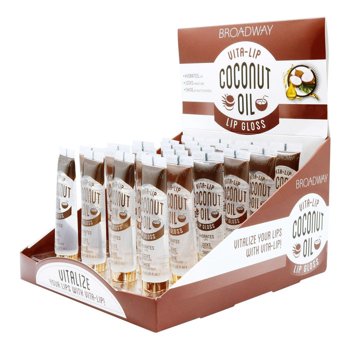 Broadway Vita-Lip Lipgloss Coconut Set (48PC/Display)