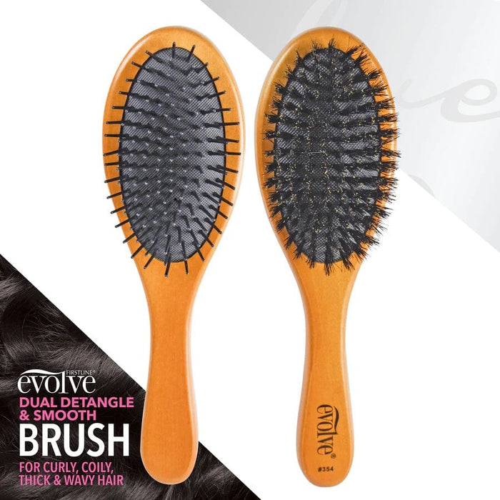 Evolve Dual Detangle & Smooth Brush #354