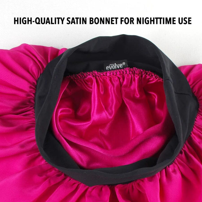 Evolve Satin Wide-Edge Bonnet / Fuchsia #1660