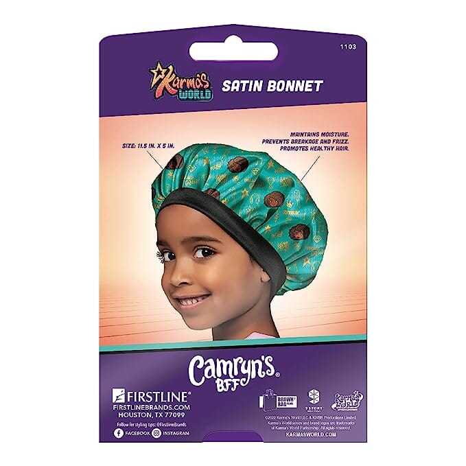 Karma's World Satin Bonnet / Teal #1103